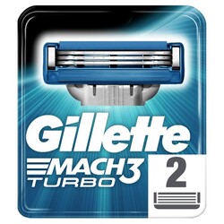 Gillette Mach3 Turbo Yedek Tıraş Bıçağı 2'li
