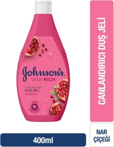 Johnsons Vita-Rich Duş Jeli Nar Çiçeği Canlandırıcı 400 Ml