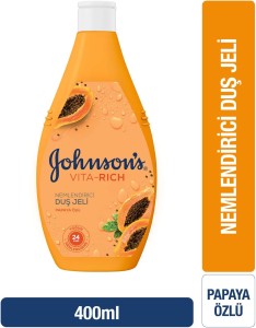Johnsons Vita-Rich Duş Jeli Papaya Özlü Nemlendirici 400 Ml