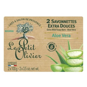 Le Petit Olivier Aloe Vera Traditionnal Soaps 2x100 Gr
