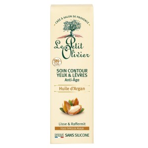 Le Petit Olivier Argan Oil Anti-Age Eye Lip Contour Cream 15 Ml