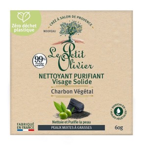 Le Petit Olivier Nettoyant Purifiant Charbon Soap 60 Gr