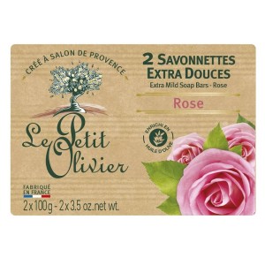 Le Petit Olivier Rose Traditionnal Soaps 2x100 Gr