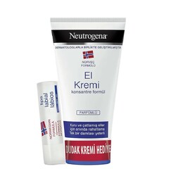 Neutrogena El Kremi 75 Ml + Dudak Nemlendiricisi Set