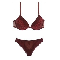 Pierre Cardin 4695 Sütyen Takımı Vişne 75B