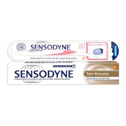 Sensodyne Tam Koruma Diş Macunu 75 Ml + Diş Eti Bakım Diş Fırça Set