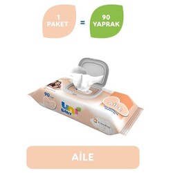 Uni Baby Islak Havlu Aile 90'lı